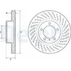 Image de Disque de frein DELPHI BG4781C