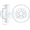Image de Disque de frein DELPHI BG9180C avant, ventilé, 1 pièce
