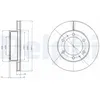 Image de Disque de frein DELPHI BG4211C