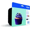 Image de Brother LC123 Cartouche d'encre originale - Pack de 4 (Noir, Cyan, Magenta, Jaune)