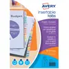 Image de Avery Intercalaires à onglets personnalisables en polypropylène maxi A4+ - 12 touches