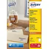 Image de Etiquettes Avery 3478 - laser jet d'encre ou copieur - 21 x 29,7 cm - blanc - boîte de 100