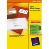 Image de Etiquettes multi usages Avery 3484 - 105x37 mm - pour laser jet d'encre et copieur - boîte de 1600