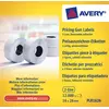 Image de Avery Rouleau d'étiquettes pour pince à étiqueter - 2 lignes - blanc - enlevable - Lot de 10