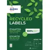 Image de Etiquettes adresse recyclées Avery LR7169 - impression laser - blanc - 99,1 x 139 mm - boîte de 400