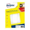 Image de Etiquettes multi-usages Avery - ETE045 - 13 x 38 mm - 16 planches A5 - blanches - paquet de 720