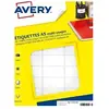 Image de Avery ETE030 Etiquettes multi-usages blanches 19 x 38 mm - Boîte de 480