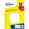 Image de Avery ETE006B Etiquettes multi-usages blanches 97 x 46 mm - Boîte de 96