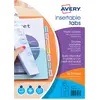 Image de Avery Intercalaires doubles pochettes à onglets personnalisables A4+ - 12 touches