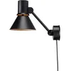 Image de Anglepoise - Applique avec prise Type 80 - Noir - Fonte - Designer Kenneth Grange