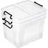 Image de STRATA Boîte de rangement 40 L avec couvercle - Transparent