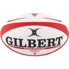 Image de Ballon de rugby Biarritz Blanc Taille mini 48432301