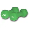 Image de Haltère hexagonal recouverts de néoprène UFE (x2) Vert 2x1,5 kg UFW032