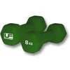 Image de Haltère hexagonal recouvert de néoprène UFE Urban Fitness (x2) Vert 8 kg UFW037