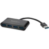 Image de Kensington Hub 4 ports USB 3.0 UH4000   Noir, USB 3.2 Gen 1 (3.1 Gen 1) Type-A, USB 3.2 Gen 1 (3.1 Gen 1) Type-A, 5000 Mbit/s, Noir, Chine, Windows 7,