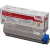 Image de OKI Toner original, 43872305, jaune