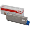 Image de OKI Toner original, 44315307, cyan
