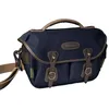 Image de Billingham Hadley Small Pro sac photo d'épaule toile navy / chocolat