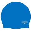 Image de Bonnet de bain Speedo Silicone moulé uni bleu Taille unique 8-709842610