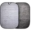 Image de Manfrotto Lighting fond pliant réversible Peinture blanche / Brique grise (5707)