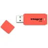 Image de INTEGRAL MEMORY Clé USB 2.0 Néon   64GB   Orange