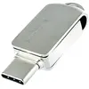 Image de INTEGRAL Clé USB-C et USB-A 3.0 Dual   128Go   Gris