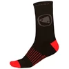 Image de Chaussettes de Cyclisme Endura Thermolite II 2-P Sock Bk Homme Noir S - M R-E1038BK