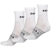 Image de Chaussettes de Cyclisme Endura Coolmax Race 3-P Homme Blanc S - M R-E1263MW