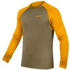 Image de T-shirt de Cyclisme Endura Singletrack Fleece Tw Homme Tweed Vert S R-E9155TW