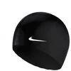 Image de Bonnet de Natation Nike Silicone solide Noir/Blanc Taille unique 93060-011