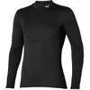 Image de Maillot manches longues demi-zippé Mizuno Breath Thermo Mid Weight Noir S A2GAA55009