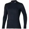 Image de Maillot manches longues col montant Mizuno Breath Thermo Mid Weight Noir XL A2GAA55209