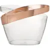 Image de Seau à champagne à bandes de cuivre 30cm
