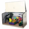 Image de Coffre de rangement métal 1500L crème - 1,51m² utile - Storeguard