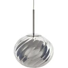 Image de Tom Dixon - Suspension Whirl - Argent - Polycarbonate semi-métallisé - Designer Tom Dixon