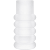 Image de Tom Dixon - Vase Press - Blanc - Verre pressé - Designer Tom Dixon