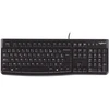 Image de Logitech Keyboard K120 for Business, Taille réelle (100 %), Avec fil, USB, AZERTY, Noir 920-002515