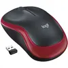 Image de Logitech M185, Ambidextre, Optique, RF sans fil, 1000 DPI, Rouge 910-002237