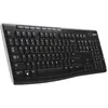 Image de Logitech K270, Taille réelle (100 %), Sans fil, RF sans fil, AZERTY, Noir 920-003748