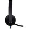 Image de Logitech H540 USB Computer Headset Avec un son haute définition et des commandes sur l'oreillette, Avec fil, Bureau/Centre d'appels, 20 - 20000 Hz, 12