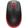 Image de Logitech M190 Full-Size Wireless Mouse, Ambidextre, Optique, RF sans fil, 1000 DPI, Noir, Rouge 910-005908