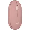 Image de Logitech Pebble 2 M350s, Ambidextre, Optique, RF sans fil + Bluetooth, 4000 DPI, Rose 910-007014