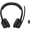 Image de Casque sans fil Logitech Duo ZONE 305 MS avec récepteur USB-C/A + Bluetooth - Anti-bruit - Certifié Teams, Zoom, Google Meet, Voice - Noir