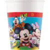 Image de Gobelet en carton Mickey - 25cl - Lot de 8