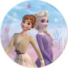 Image de Assiette en carton La Reine des neiges ø23cm - Lot de 8