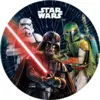 Image de Assiette en carton Star Wars ø23cm - Lot de 8