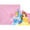 Image de Carte invitation & enveloppe Princesses Disney - Lot de 6