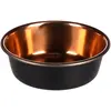Image de Gamelle pour la nourriture et d'eau pour chien rond Flamingo Ezra Noir 16,8x6x13,5 cm 521377