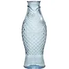 Image de Serax - Carafe Fish & Fish table - Bleu - Verre pressé - Designer Paola Navone