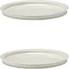 Image de Serax - Assiette à dessert Dune - Blanc - Porcelaine - Designer Kelly Wearstler